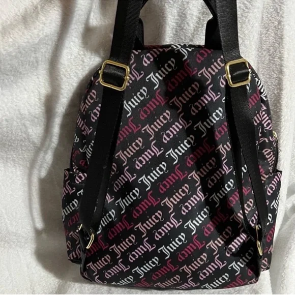 Juicy Couture Gothic Logo Quilty Pleasure Backpack